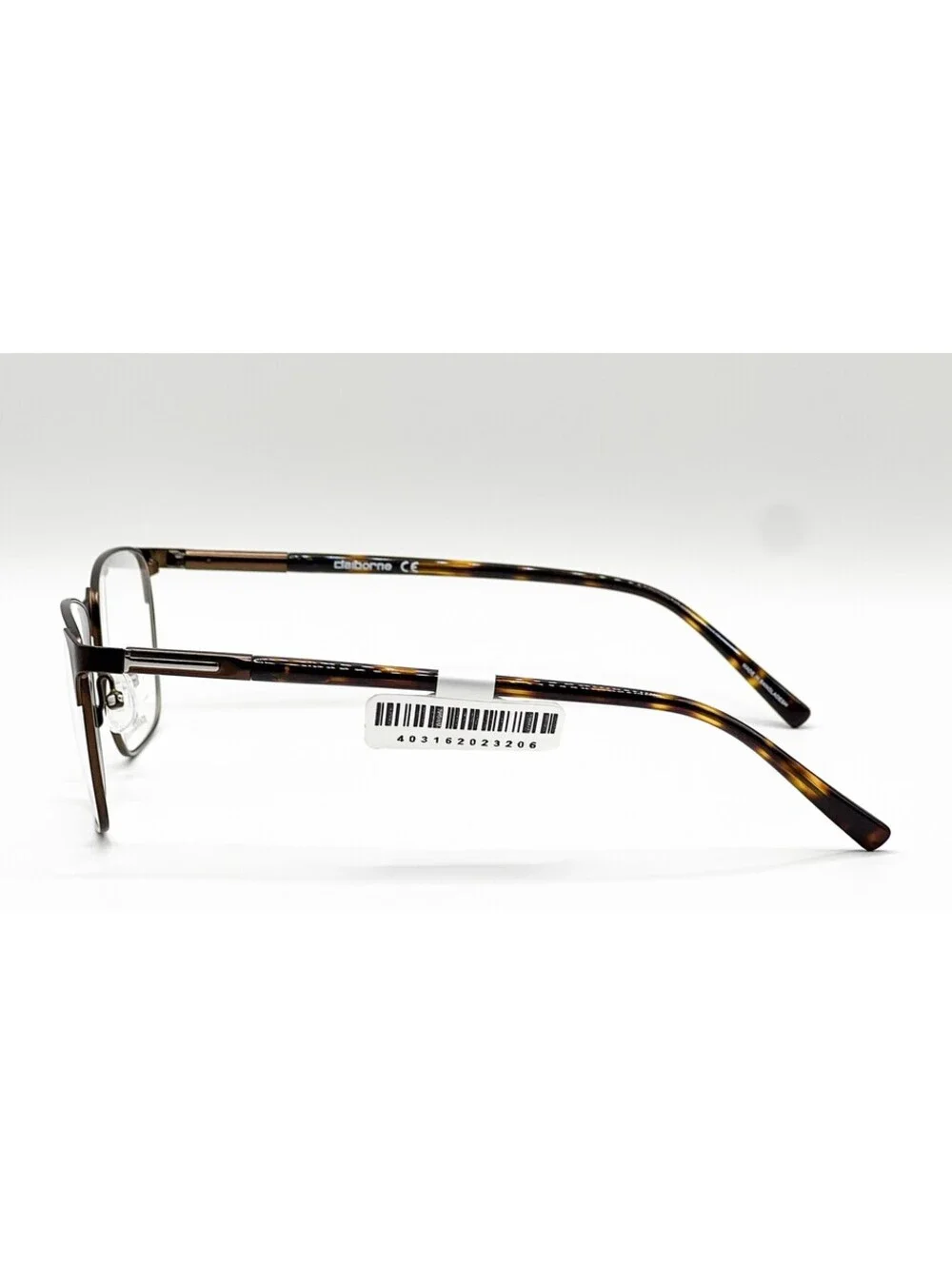 Claiborne CB259 4IN Matte Brown Rectangle Authentic Eyeglass Frames 54-17-145
